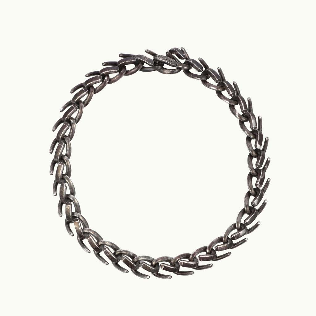 TIFFANY&CO. フォージ ラージ リンク ネックレス いぶし仕上げ