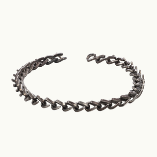 フォージ ラージ リンク ネックレス いぶし仕上げ