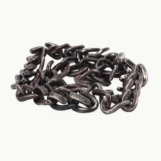 フォージ ラージ リンク ネックレス いぶし仕上げ