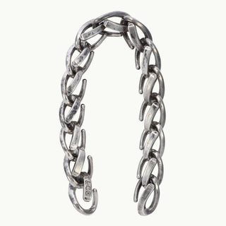 フォージ ラージ リンク ブレスレット いぶし仕上げ