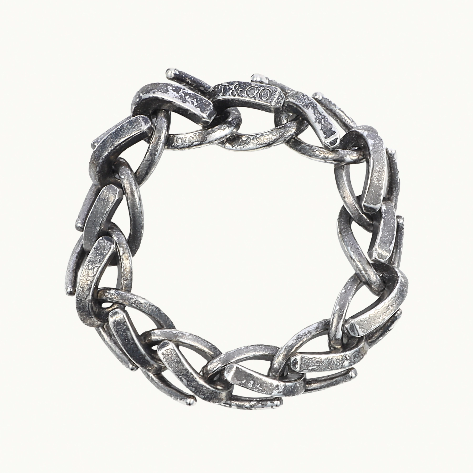 TIFFANY&CO. ティファニー フォージ ラージ リンク ブレスレット TIFFANY&CO. ティファニー フォージ ラージ リンク ブレスレット