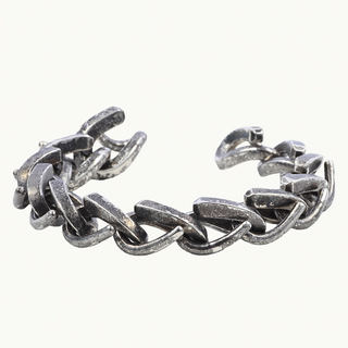 フォージ ラージ リンク ブレスレット いぶし仕上げ