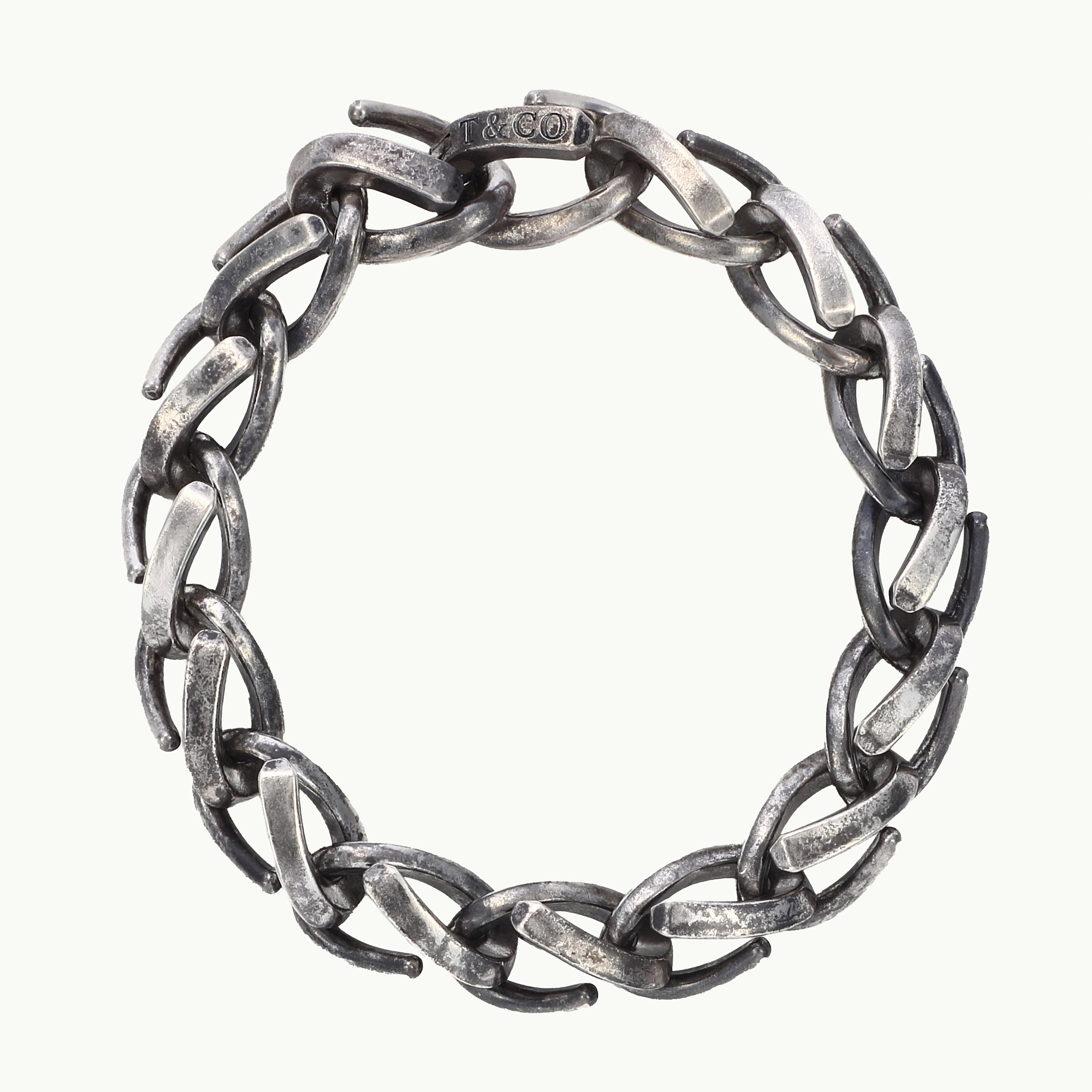 TIFFANY&CO. ティファニー フォージ ラージ リンク ブレスレット TIFFANY&CO. ティファニー フォージ ラージ リンク ブレスレット