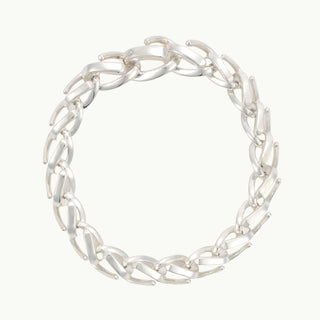 フォージ ミディアム リンク ブレスレット ハイポリッシュ