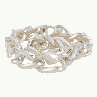 フォージ ミディアム リンク ブレスレット ハイポリッシュ