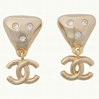 Coco Mark Triangle Drop Gold ABE126