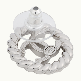 Coco Mark Rope Circle Silver ABE952