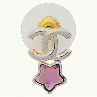 Coco Mark Pink Star Drop Gold ABF183