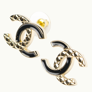 Coco Mark Matelassé Black & Gold ABG219