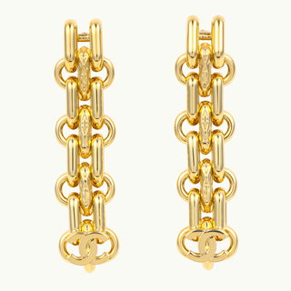 Coco Mark Chain Drop Gold ABH593