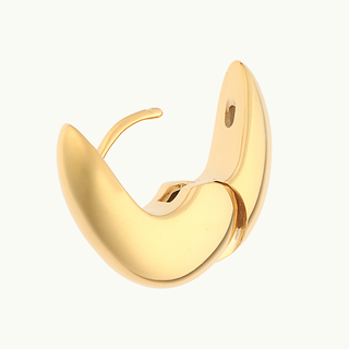 Pebble Hoops Small Gold